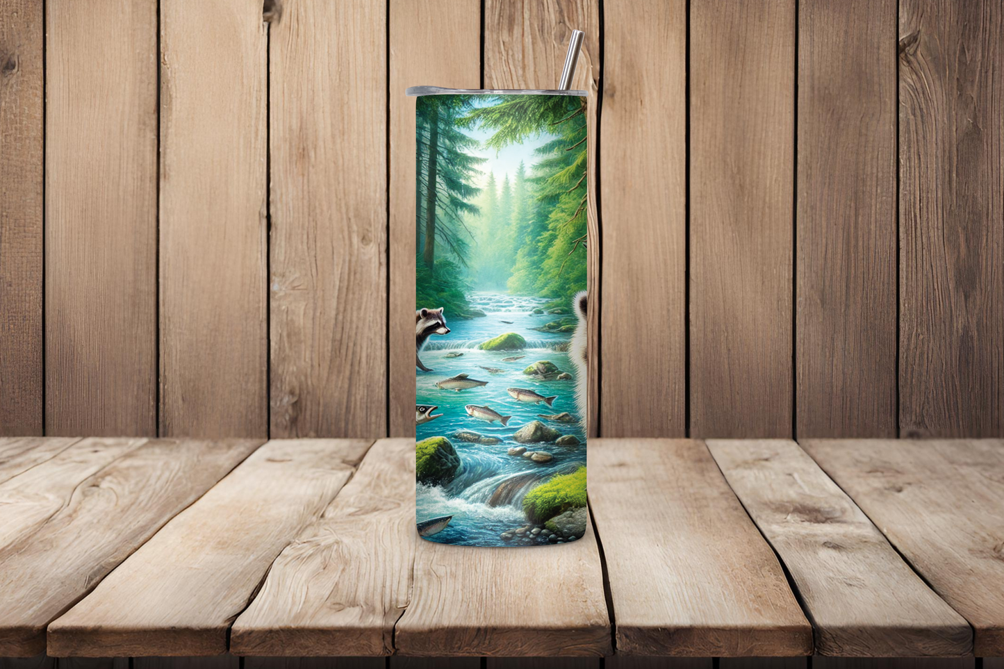 Personalized Woodland Raccoon Tumbler, Forest Bandit Travel Mug, Shadow Forager Cup, Trash Monster Insulated Tumbler 20OZ 30OZ