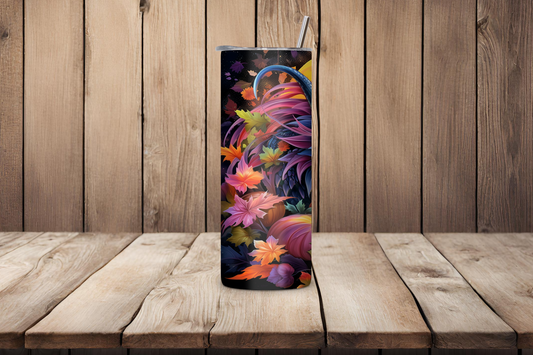 Autumn Dragon Blaze Tumbler, Harvest Dragon Mug, Autumn Season Change Travel Mug, 20OZ Tumbler, 22OZ Tumbler, 30OZ Tumbler