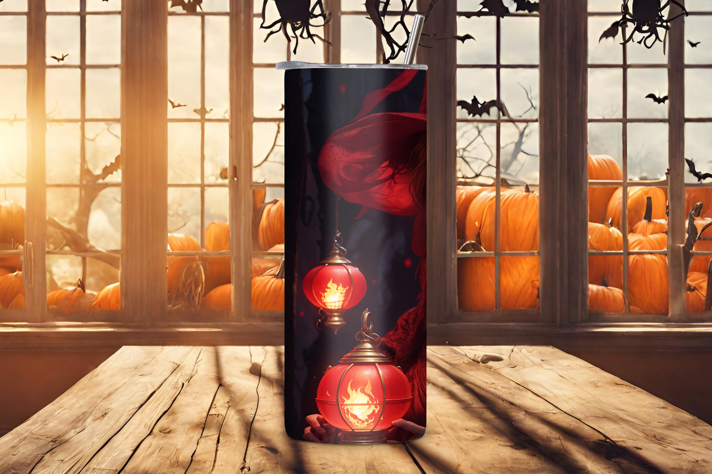 Mystic Enchantress Halloween Tumbler, Witch Tumbler, Sorceress Coffee Cup, Halloween Gift, 20OZ Tumbler, 22OZ Tumbler, 30OZ Tumbler