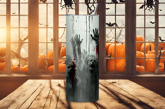 Zombie Outbreak Tumbler, Undead Apocalypse Tumbler, Horror Lover Gift, 20OZ Tumbler, 22OZ Tumbler, 30OZ Tumbler