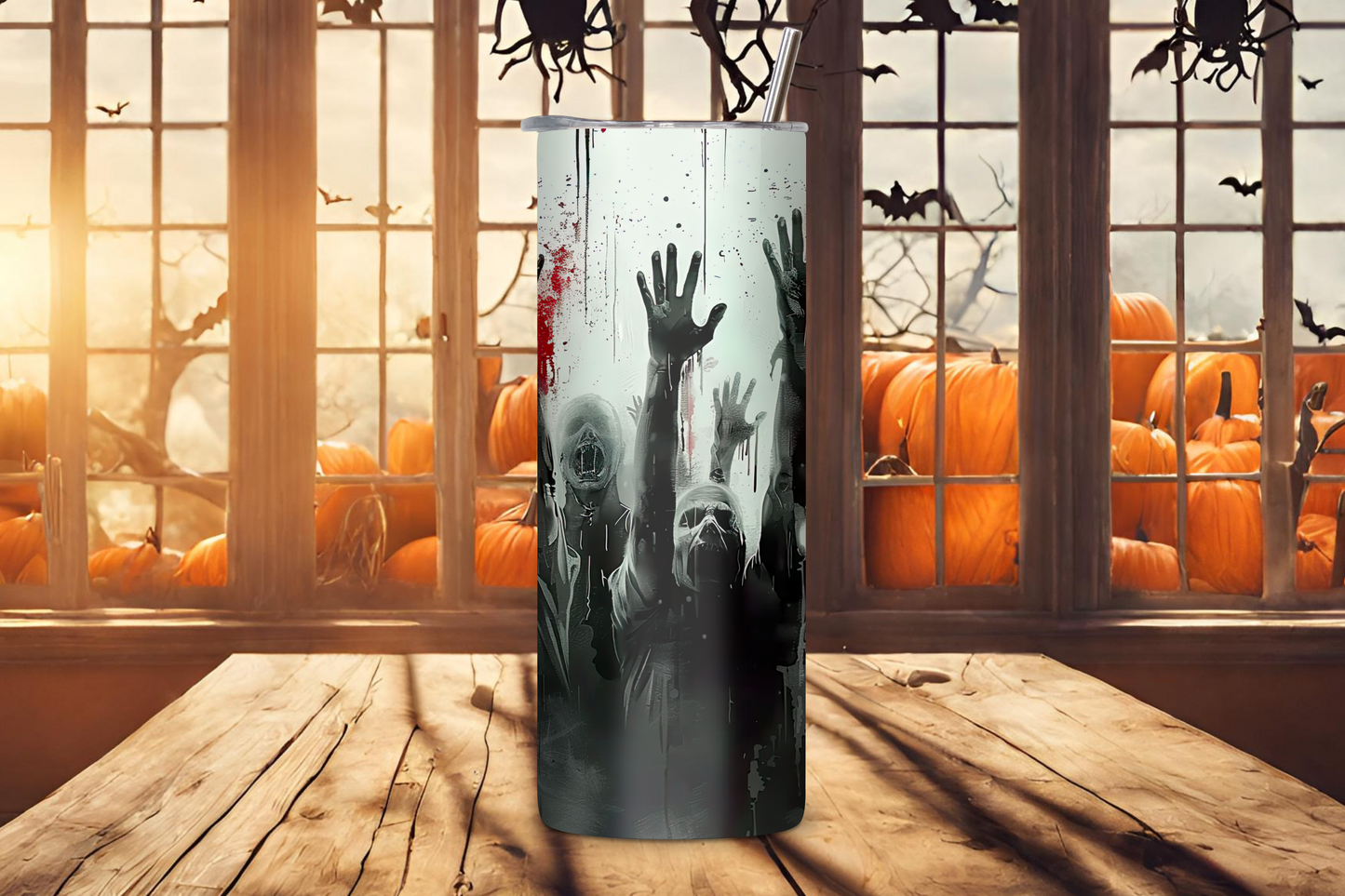 Zombie Outbreak Tumbler, Undead Apocalypse Tumbler, Horror Lover Gift, 20OZ Tumbler, 22OZ Tumbler, 30OZ Tumbler