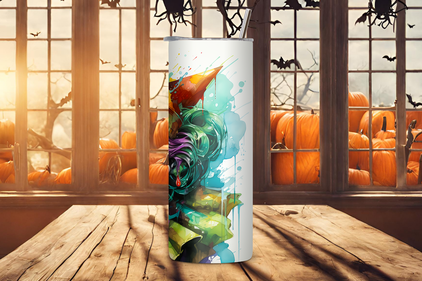 "King of Fears" Halloween Clown Tumbler, Horror Lover Gift Cup, Scary Travel Mug, 20OZ Tumbler, 22OZ Tumbler, 30OZ Tumbler
