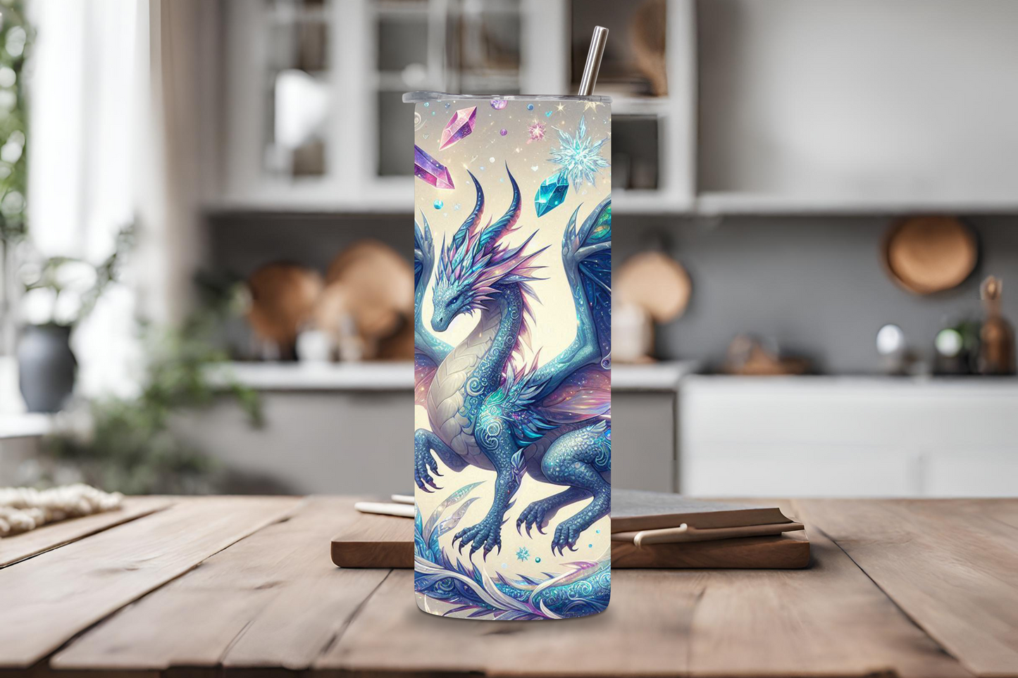 Cosmic Dragon Tumbler, Mystic Dragon Coffee Cup, Fantasy Travel Mug, 20OZ Tumbler, 22OZ Tumbler, 30OZ Tumbler