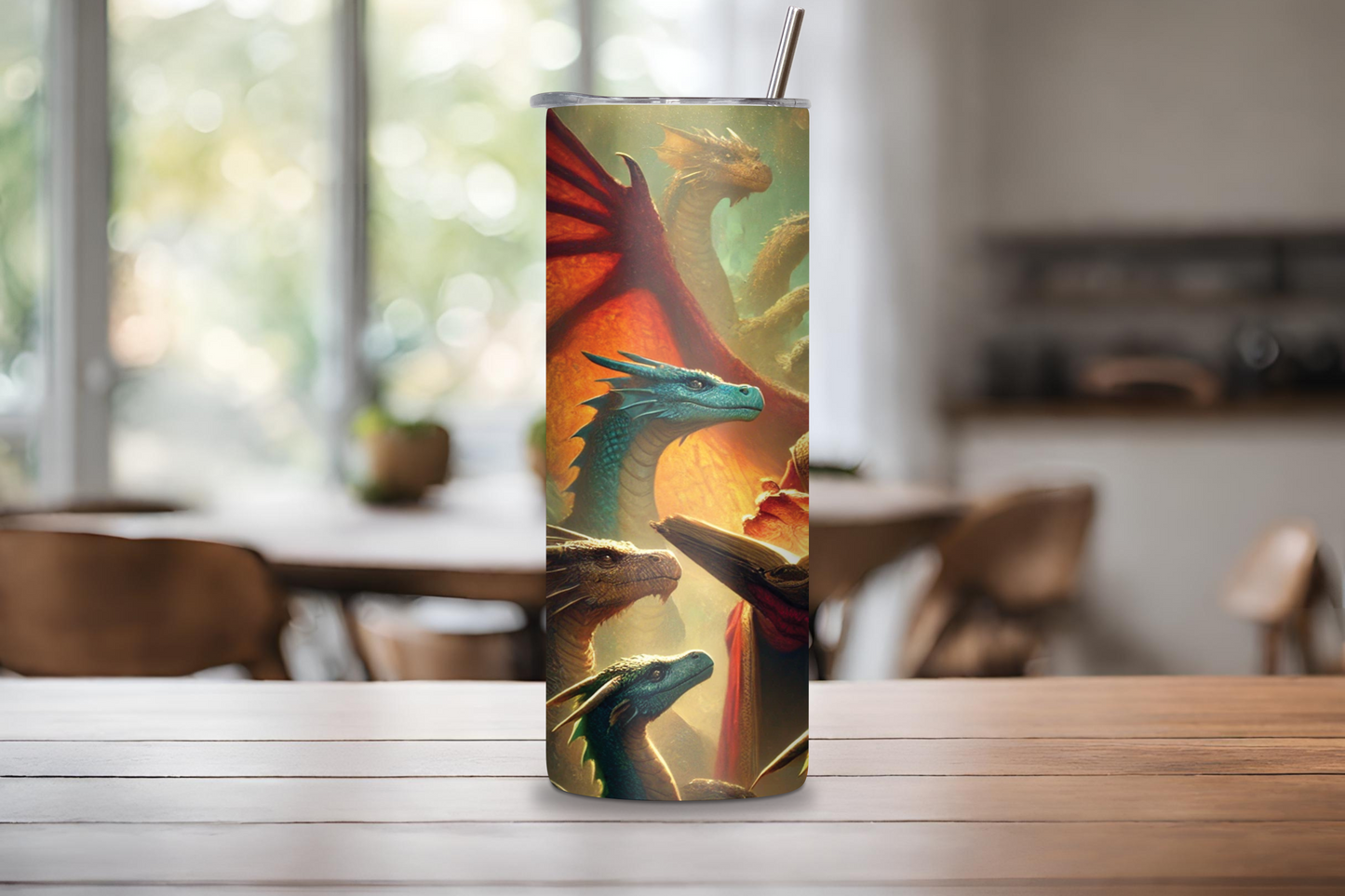The Dragon Sage Tumbler, Wise Dragon Insulated Tumbler, The Ancient One Coffee Mug, Gift Cup for Dad Grandfather Papaw 20OZ 30OZ