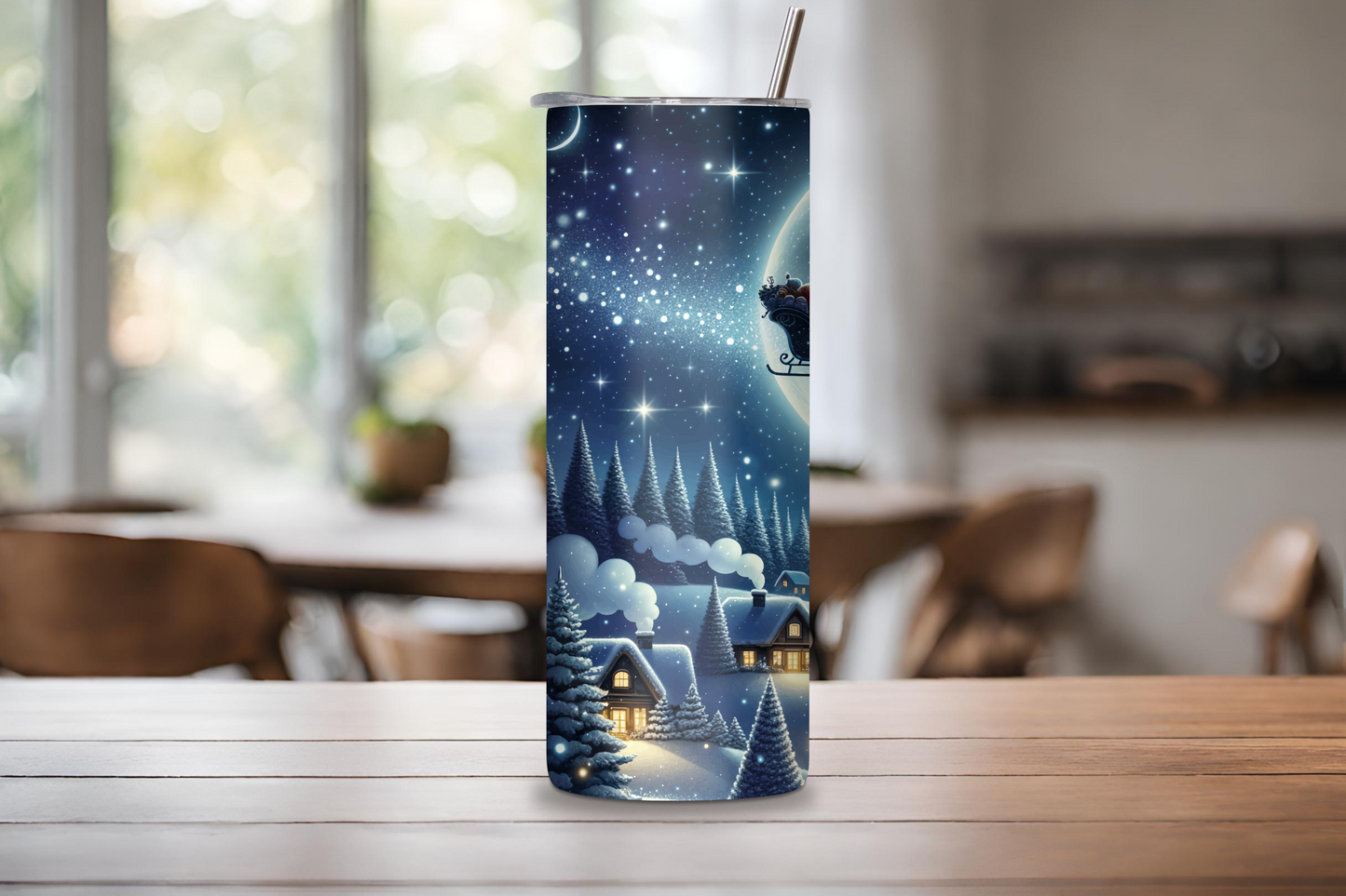 Santa's Magical Night Tumbler, Christmas Eve Tumbler, Magic Night Tumbler, 20OZ Tumbler, 22OZ Tumbler, 30OZ Tumbler