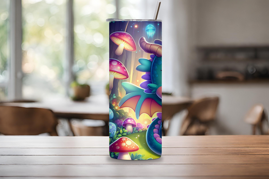 Magical Dragon Tumbler, Cute Dragon Travel Mug, Cute Baby Dragon Gift, 20OZ Tumbler, 22OZ Tumbler, 30OZ Tumbler