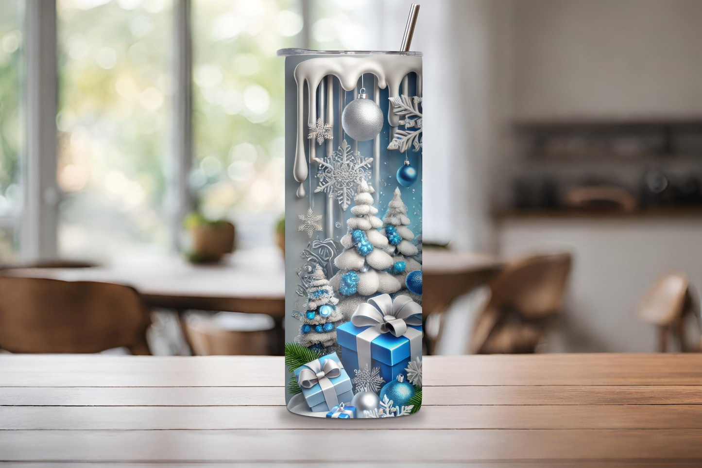 Drip Snowman Holiday Tumbler, Christmas Snowman Tumbler, Festival Cute Snowman Tumbler, 20OZ Tumbler, 22OZ Tumbler, 30 Tumbler