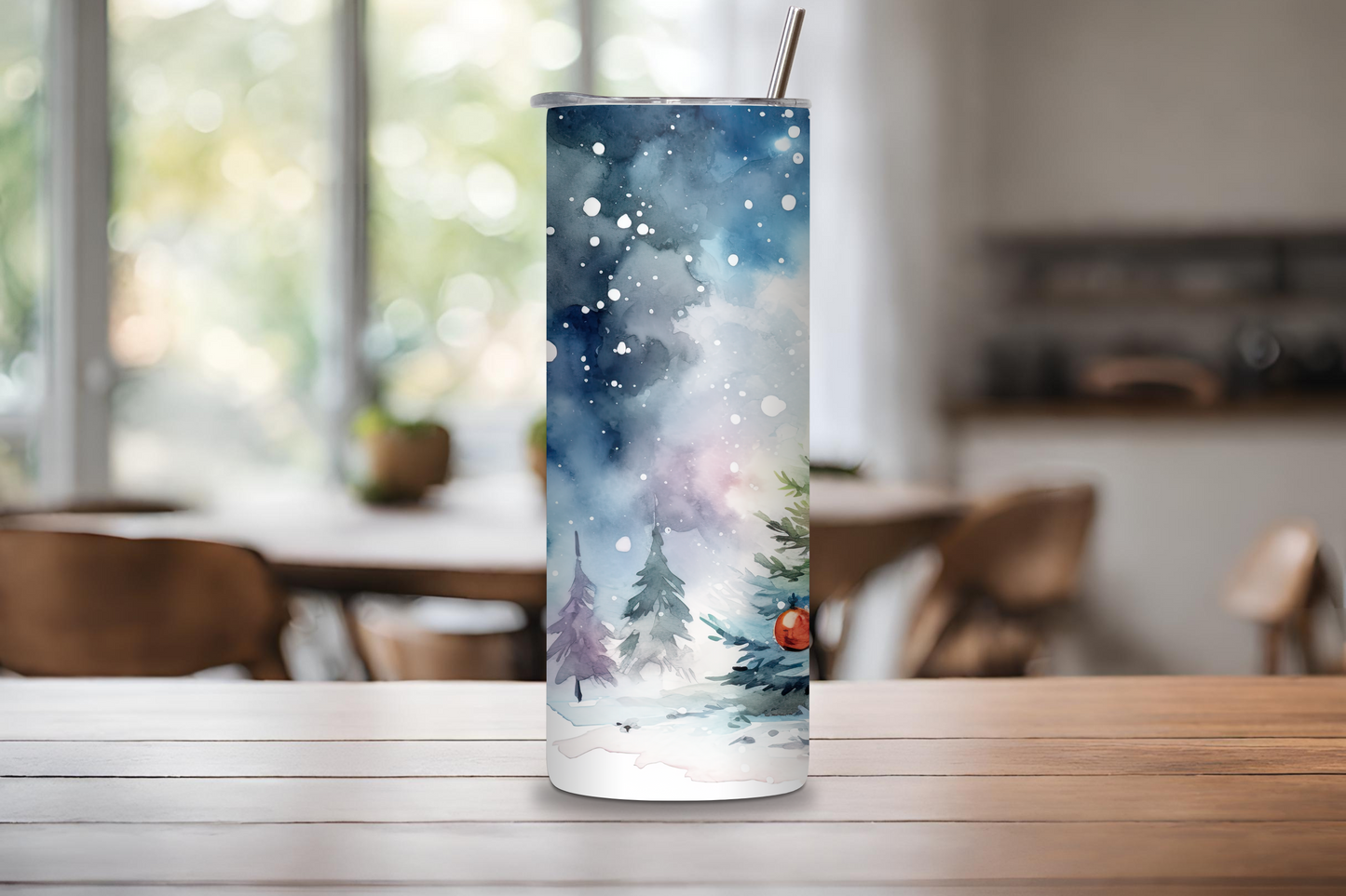 Christmas Tree Wonderland Tumbler, Winter Spirit Mug, Winter Decor Tumber, 20OZ Tumbler, 22OZ Tumbler, 30OZ Tumbler
