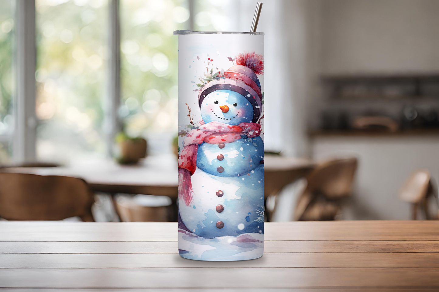 Winter Wonderland Tumbler, Snowman Holiday Gift, Cute Snowman Christmas Gift, 20OZ Tumbler, 22OZ Tumbler, 30OZ Tumbler