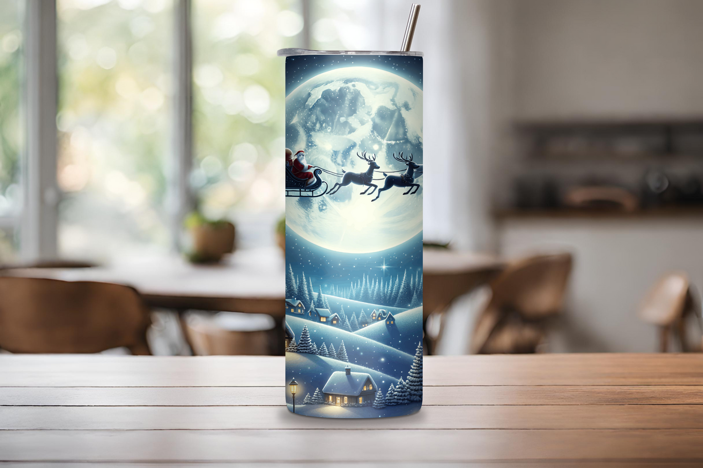 Santa's Magical Night Tumbler, Christmas Eve Tumbler, Magic Night Tumbler, 20OZ Tumbler, 22OZ Tumbler, 30OZ Tumbler