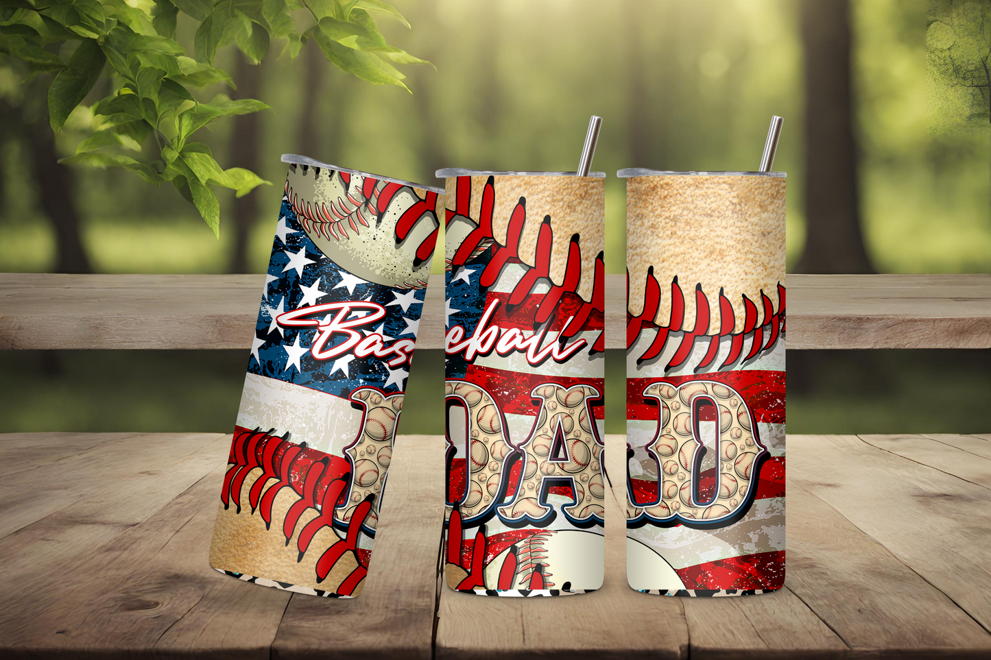 Father's Dad Baseball Travel Mug, Baseball Dad Tumbler, Sports Dad Gift Coffee Cup, 20OZ Tumbler, 22OZ Tumbler, 30OZ Tumbler