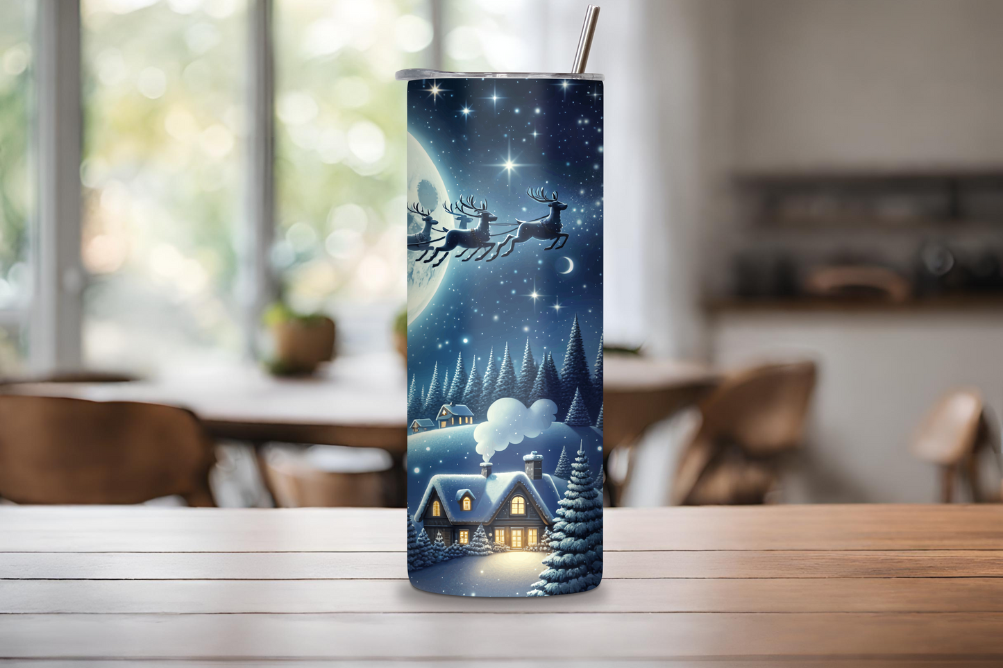Santa's Magical Night Tumbler, Christmas Eve Tumbler, Magic Night Tumbler, 20OZ Tumbler, 22OZ Tumbler, 30OZ Tumbler