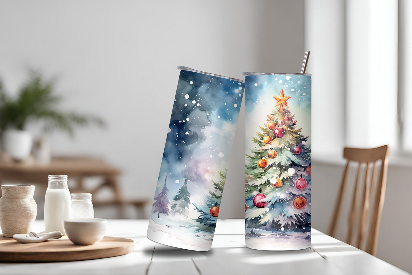 Christmas Tree Wonderland Tumbler, Winter Spirit Mug, Winter Decor Tumber, 20OZ Tumbler, 22OZ Tumbler, 30OZ Tumbler