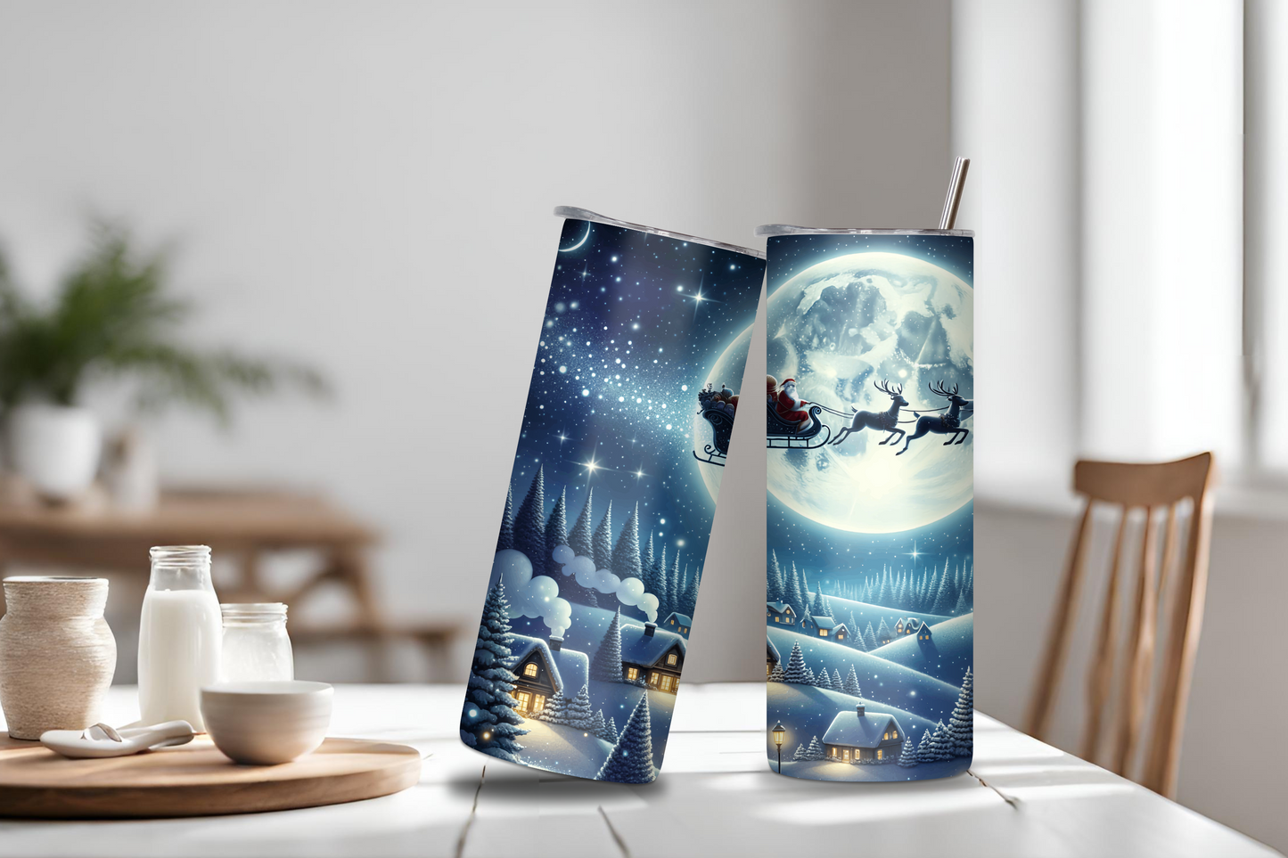Santa's Magical Night Tumbler, Christmas Eve Tumbler, Magic Night Tumbler, 20OZ Tumbler, 22OZ Tumbler, 30OZ Tumbler