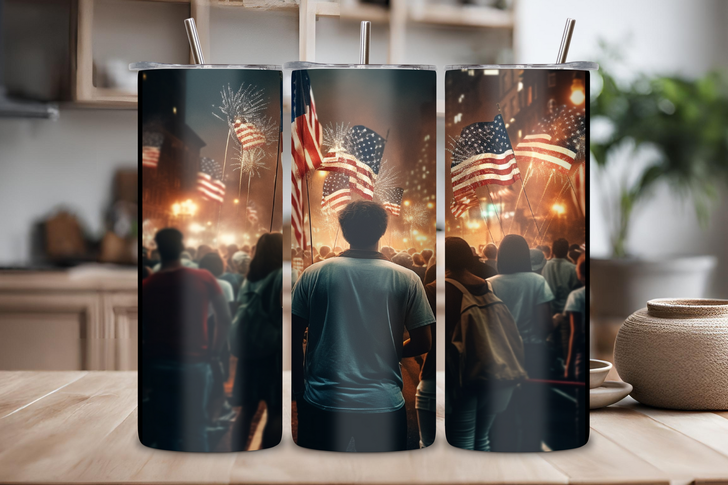 American Celebration Tumbler, 4th of July Tumbler, Party and Flag Cup, Travel Mug, 20OZ Tumbler, 22OZ Tumbler, 30OZ Tumbler