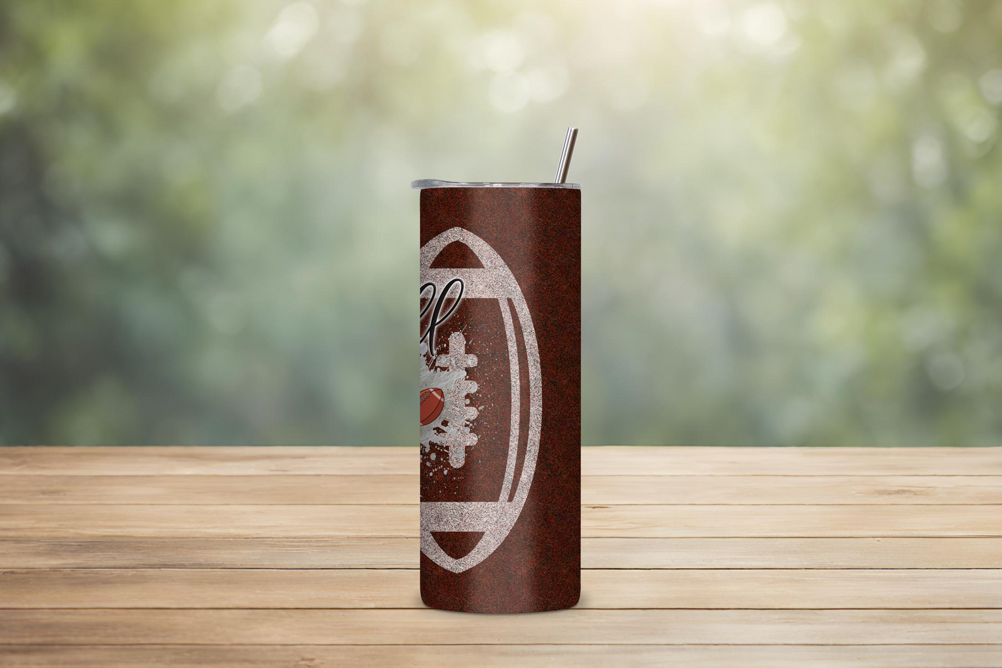Football Dad Tumbler, Father's Day Gift Mug, Sports Fan Travel Cup, Dad's Football Coffee Mug, 20OZ Tumbler, 22OZ Tumbler, 30OZ Tumbler