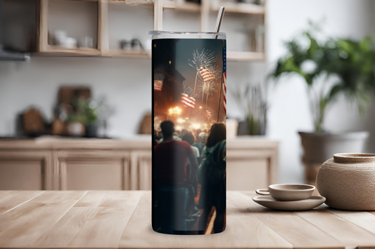 American Celebration Tumbler, 4th of July Tumbler, Party and Flag Cup, Travel Mug, 20OZ Tumbler, 22OZ Tumbler, 30OZ Tumbler