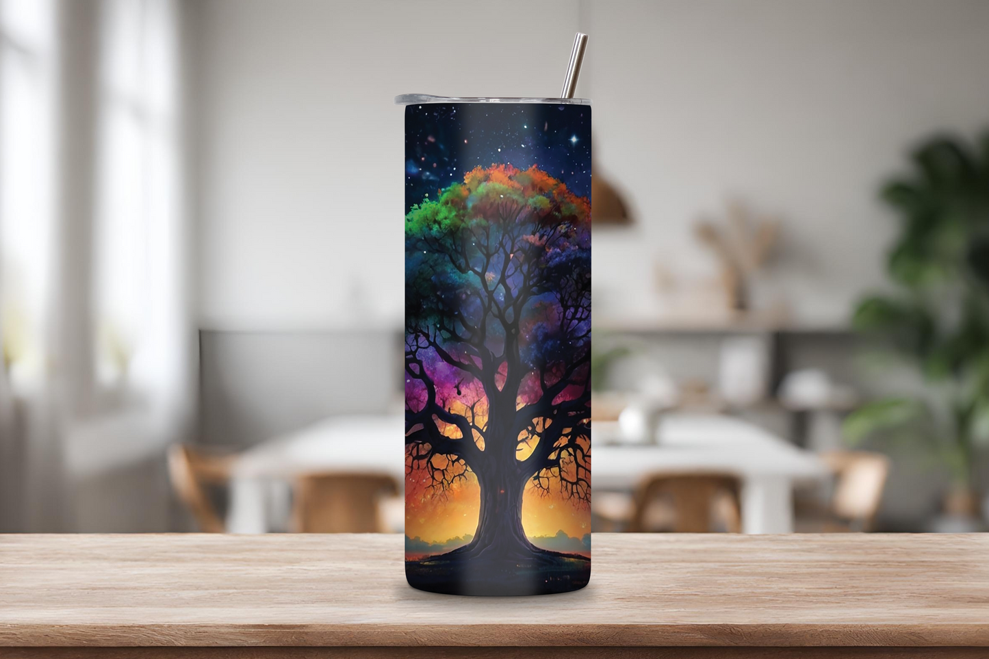 Cosmic Tree of Life Tumbler