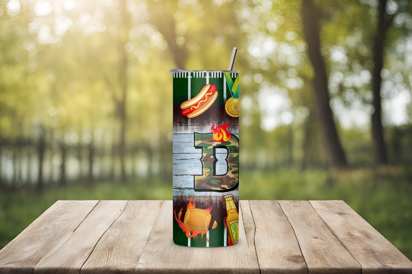 Football Dad Travel Cup, Football Loving Dad Gift Mug, Sports Father Travel Mug, 20OZ Tumbler, 22OZ Tumbler, 30OZ Tumbler
