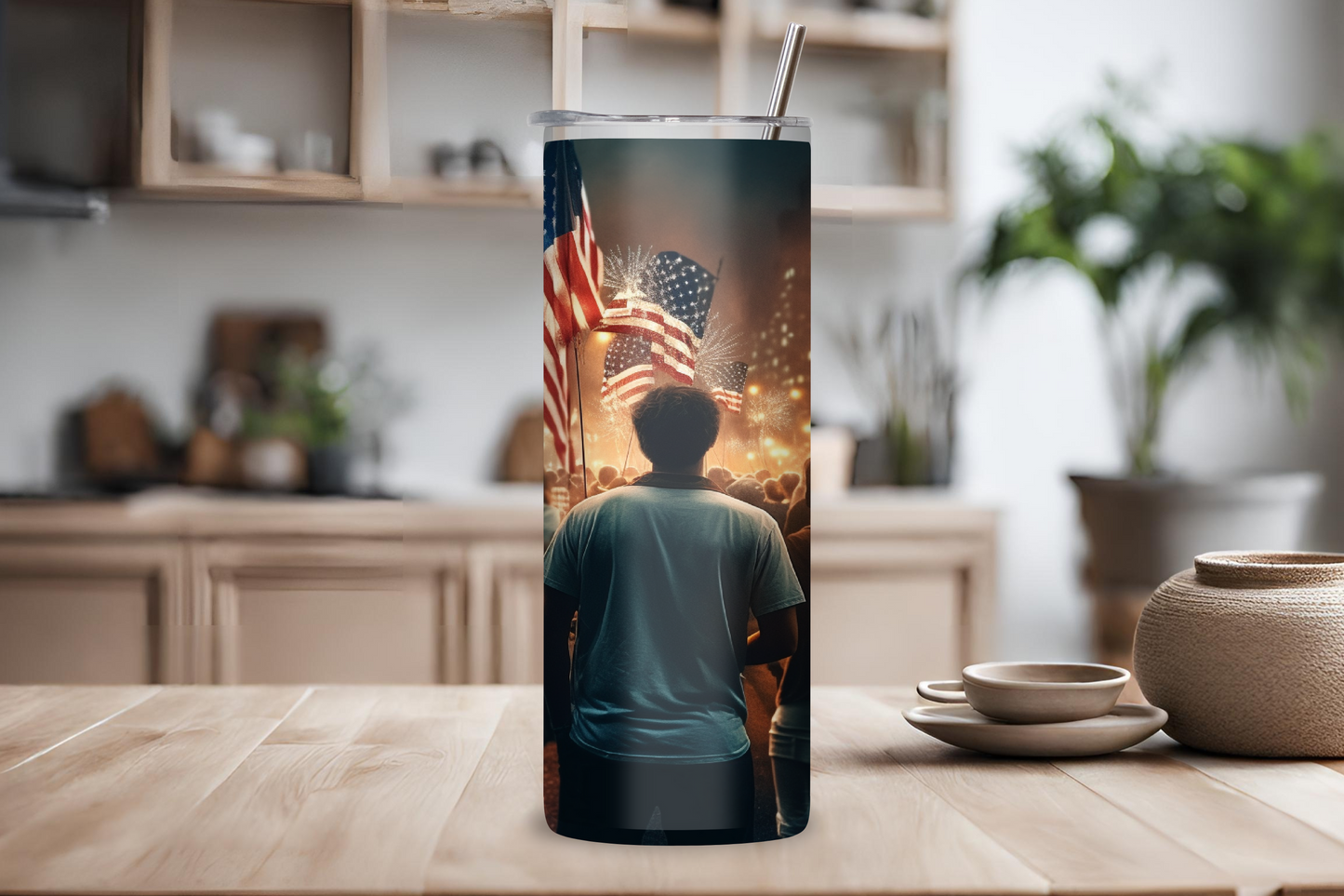 American Celebration Tumbler, 4th of July Tumbler, Party and Flag Cup, Travel Mug, 20OZ Tumbler, 22OZ Tumbler, 30OZ Tumbler