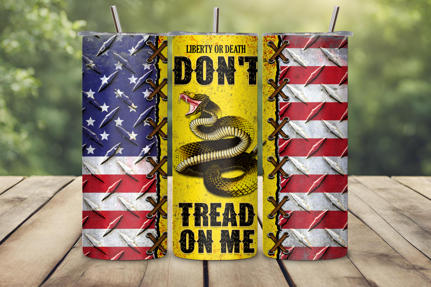Patriotic Freedom Tumbler, Don't Tread on Me Tumbler, Flag Travel Mug, 20OZ Tumbler, 22OZ Tumbler, 30OZ Tumbler