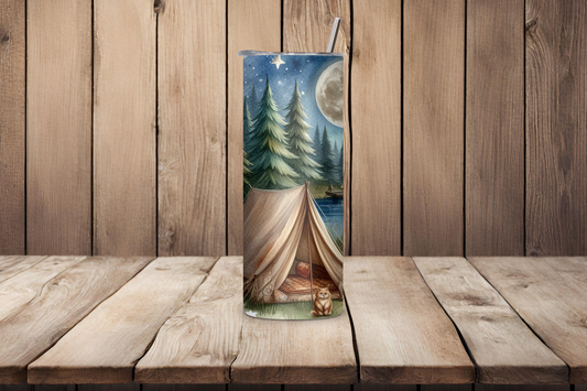 Great Outdoors Camping Tumbler, 20OZ Tumbler, 22OZ Tumbler, 30OZ Tumbler, Gift for Her, Gift for Him, Birthday Gift, Travel Cup, Coffee Mug