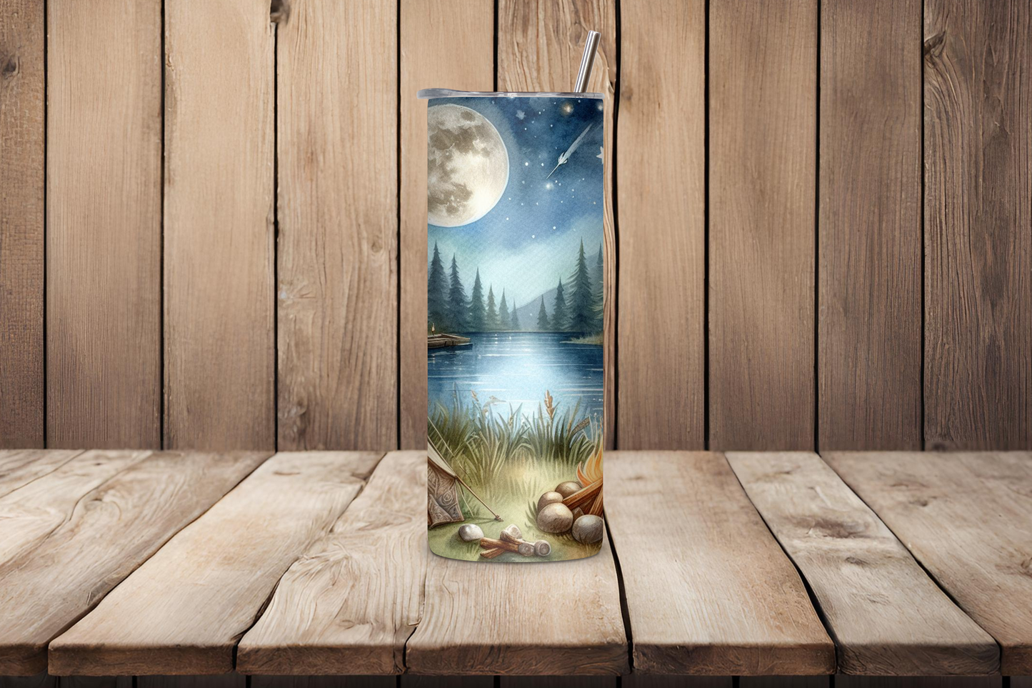 Great Outdoors Camping Tumbler, 20OZ Tumbler, 22OZ Tumbler, 30OZ Tumbler, Gift for Her, Gift for Him, Birthday Gift, Travel Cup, Coffee Mug