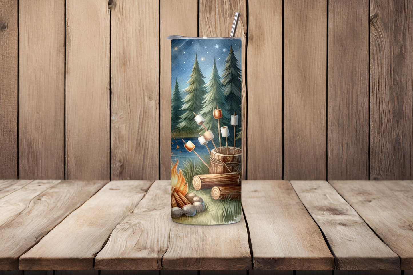 Great Outdoors Camping Tumbler, 20OZ Tumbler, 22OZ Tumbler, 30OZ Tumbler, Gift for Her, Gift for Him, Birthday Gift, Travel Cup, Coffee Mug