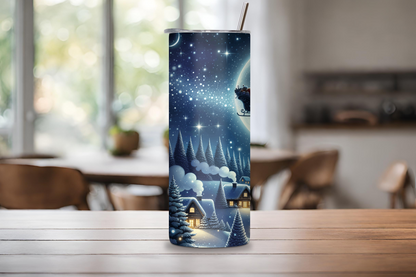 Santa's Magical Night Tumbler, Christmas Eve Tumbler, Magic Night Tumbler, 20OZ Tumbler, 22OZ Tumbler, 30OZ Tumbler