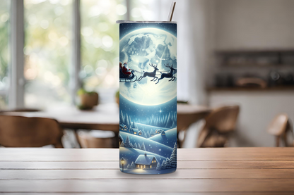 Santa's Magical Night Tumbler, Christmas Eve Tumbler, Magic Night Tumbler, 20OZ Tumbler, 22OZ Tumbler, 30OZ Tumbler
