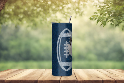 Football Dad Tumbler, Father's Day Gift Mug, Sports Fan Travel Cup, Dad's Football Coffee Mug, 20OZ Tumbler, 22OZ Tumbler, 30OZ Tumbler