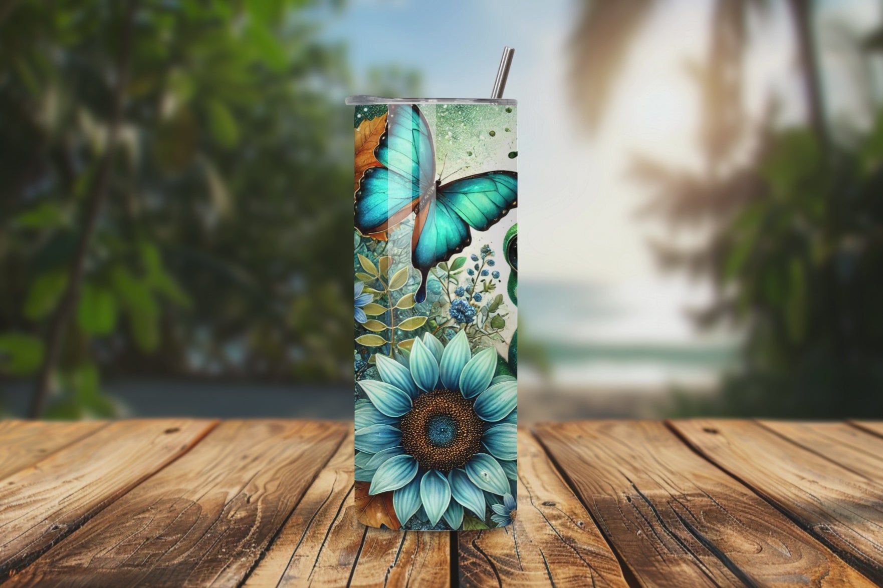 Personalized Whimsical Frog Tumbler, Frog Lover Gift, Hopper